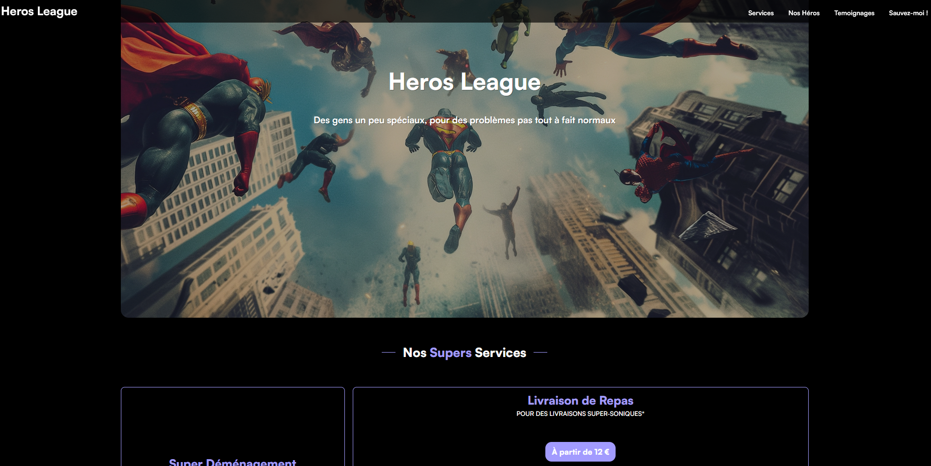 Miniature d'un projet front-end